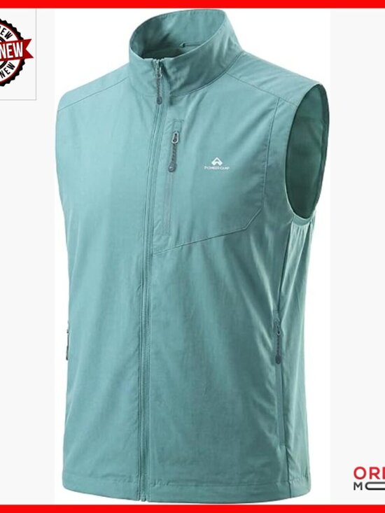 Jackets & Blazers - Women's Lightweight Windproof Softshell Vest with Zip Pockets for Running Hiking